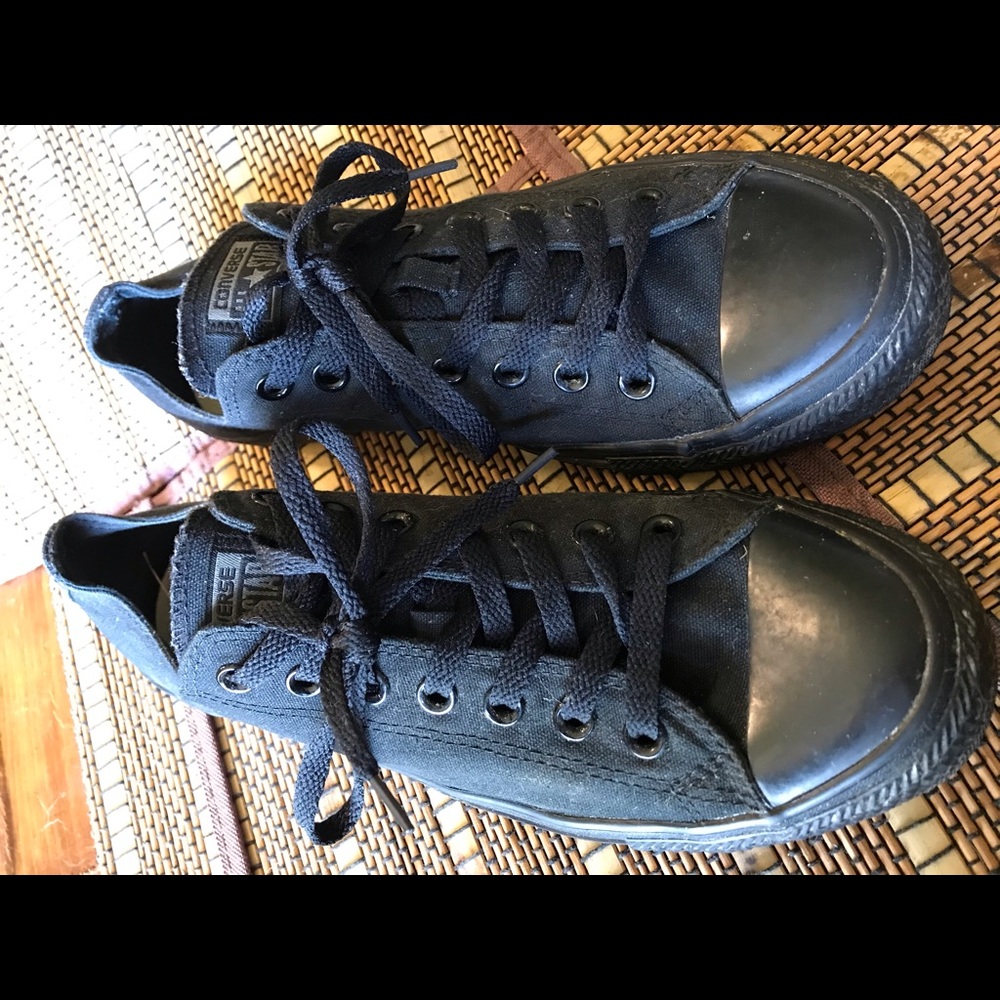 Black Converse Low Tops